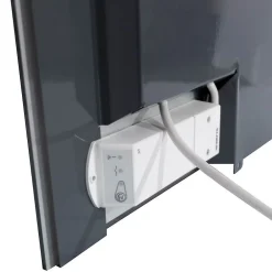 Ceanothe Radiateur électrique allure noir 45x120 cm Fabriqué en France