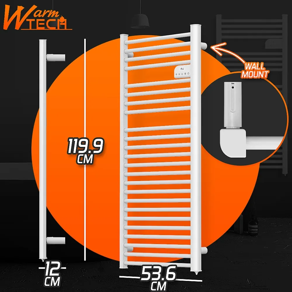Sèche-Serviettes Électrique|Warm Tech Radiateur sèche serviettes sans fluide 750W
