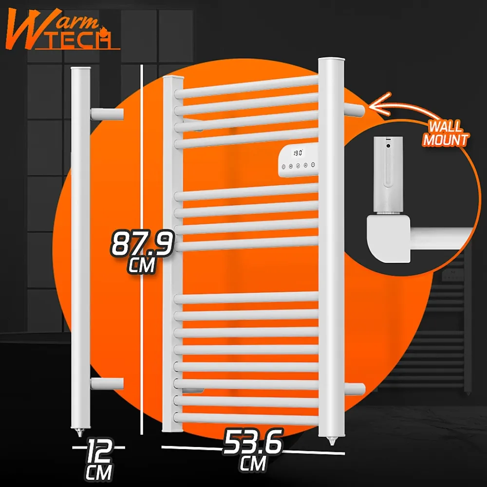 Sèche-Serviettes Électrique|Warm Tech Radiateur sèche serviettes sans fluide 500W