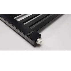 Stano Radiateur sèche-serviettes eau chaude design BERYL 115 x 44 cm noir mat