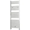 Kibath Radiateur sèche-serviettes circuit de chauffage 150 cm x 50 cm finition chrome poli en acier