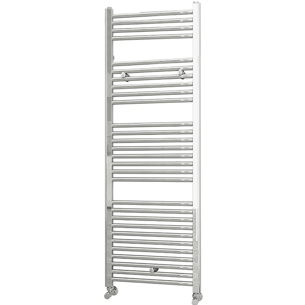 Kibath Radiateur sèche-serviettes circuit de chauffage 150 cm x 50 cm finition chrome poli en acier