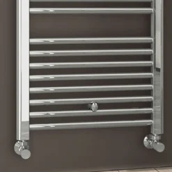 Kibath Radiateur sèche-serviettes circuit de chauffage 150 cm x 50 cm finition chrome poli en acier