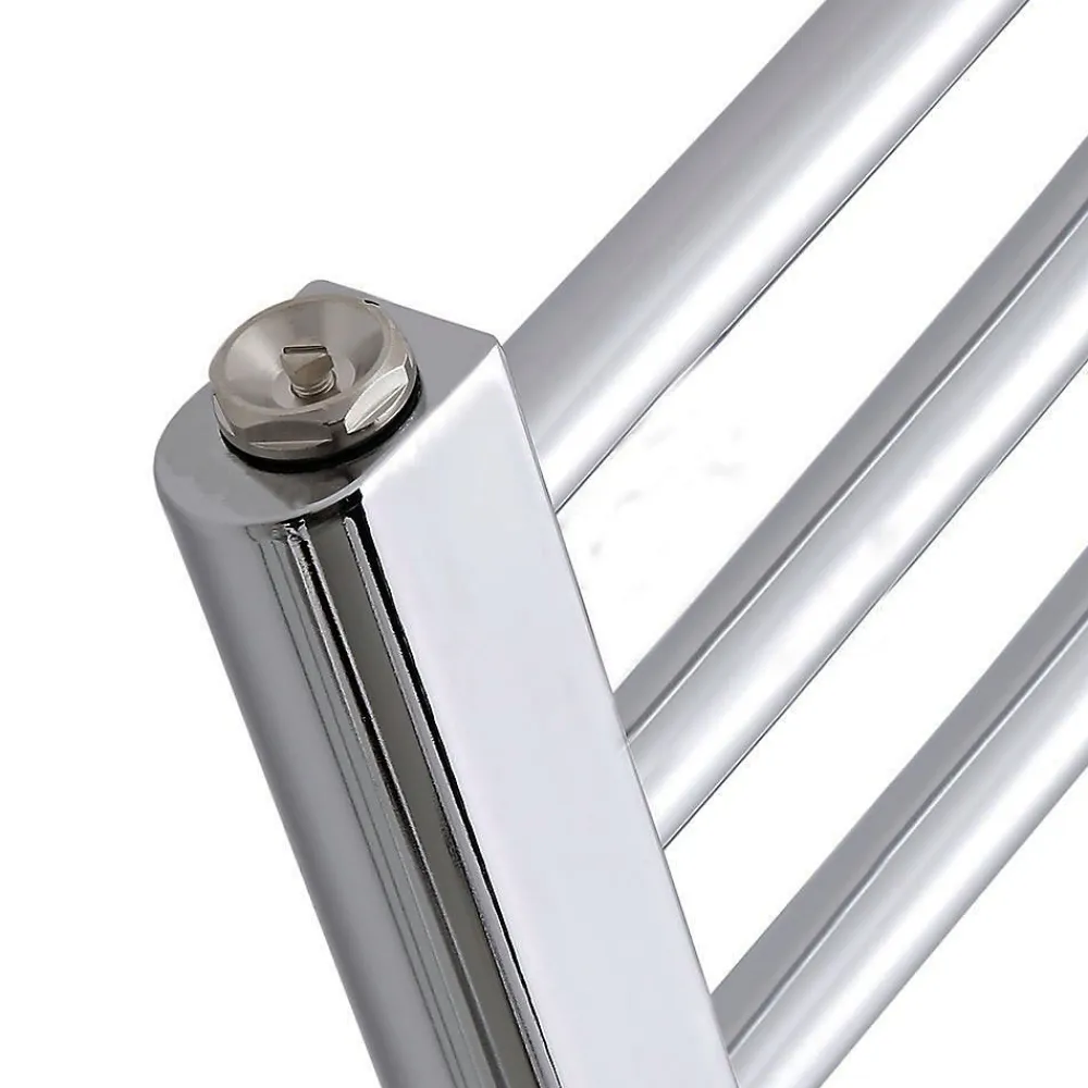 Kibath Radiateur sèche-serviettes circuit de chauffage 150 cm x 50 cm finition chrome poli en acier