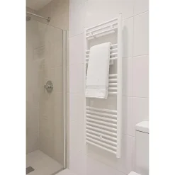 Sèche-Serviettes Eau Chaude|Stano Radiateur sèche-serviettes eau chaude CODA 120 x 50 cm blanc