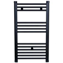 Sèche-Serviettes Eau Chaude|Stano Radiateur sèche-serviettes eau chaude CODA 80 x 50 cm noir mat