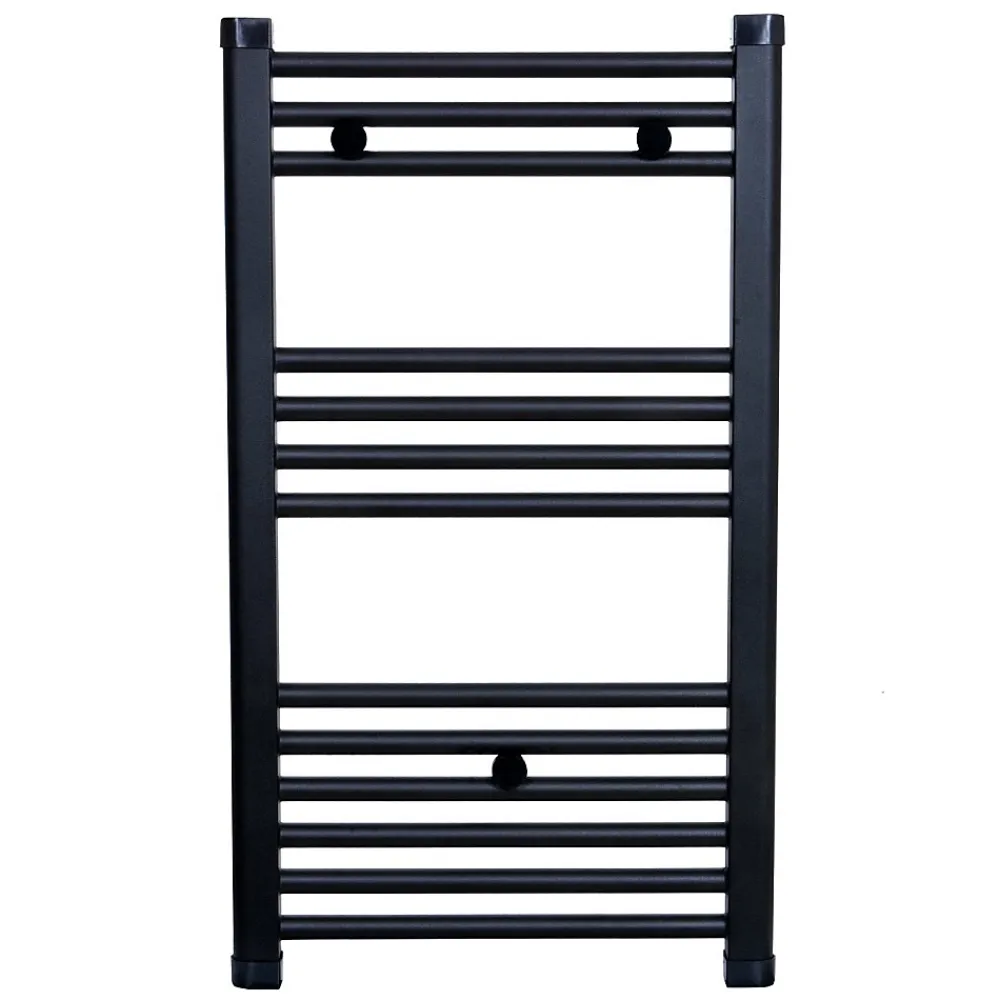 Sèche-Serviettes Eau Chaude|Stano Radiateur sèche-serviettes eau chaude CODA 80 x 50 cm noir mat