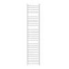 Luxebath Radiateur Sèche-Serviettes Sahara - 300 x 1800 mm - Blanc - Connexion Latéral - sans Kit de Raccordement - Forme Droite