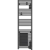 Atlantic Radiateur sèche-serviettes connecté Doris avec soufflerie étroit 1300W Anthracite - - 851287