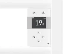 Sèche-Serviettes Soufflant|Thermor Radiateur sèche-serviettes électrique Riva 5 - Avec soufflerie - 500W+1000W - Dimensions: 1098 x 500 x 134 mm
