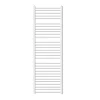 Sèche-Serviettes Mixte|Luxebath Radiateur Sèche-Serviettes Sahara - 600 x 1800 mm - Blanc - Connexion Latéral - sans Kit de Raccordement - Forme Courbé