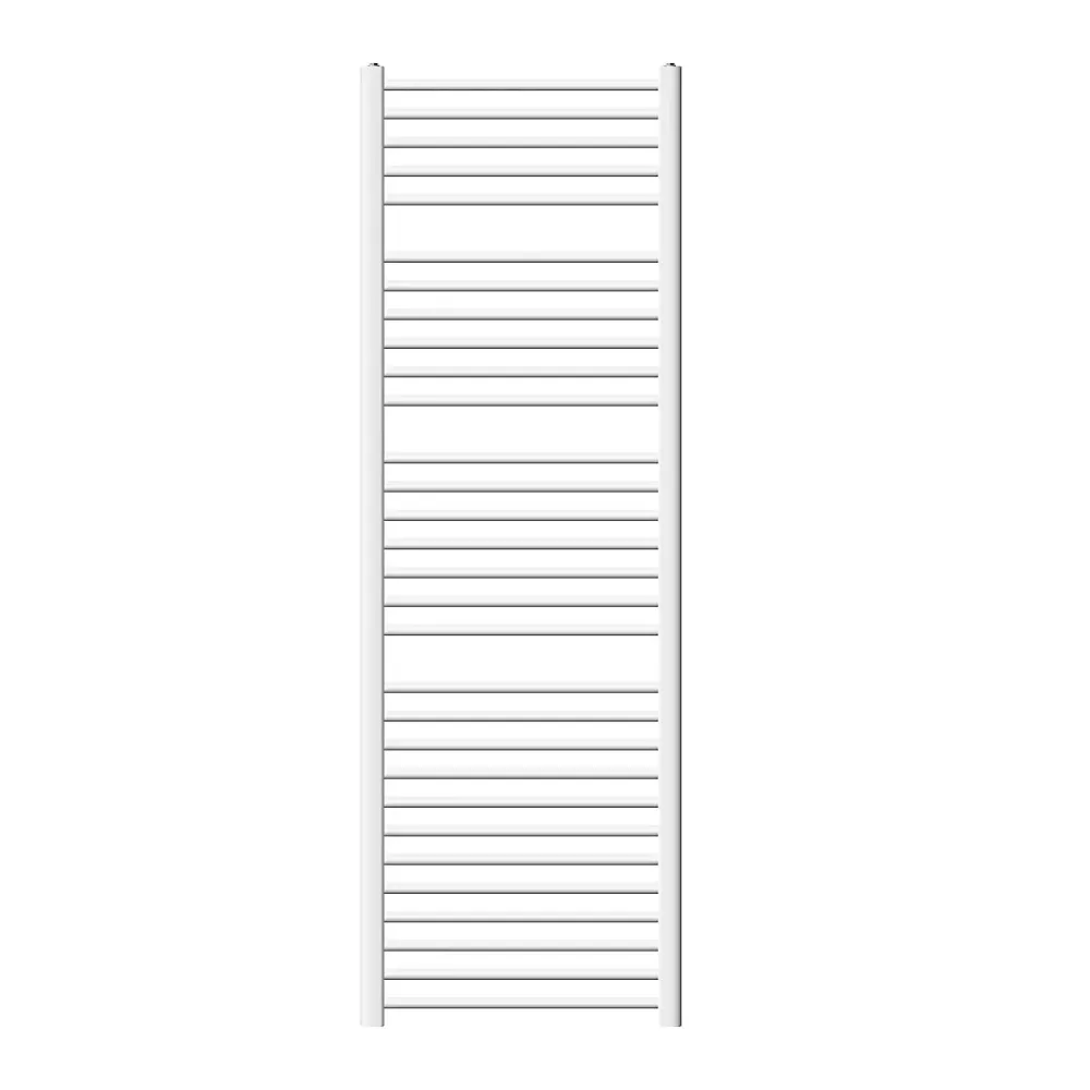 Sèche-Serviettes Mixte|Luxebath Radiateur Sèche-Serviettes Sahara - 600 x 1800 mm - Blanc - Connexion Latéral - sans Kit de Raccordement - Forme Courbé