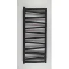 Stano Radiateur sèche-serviettes eau chaude design CYRKA 97 x 50 cm noir mat