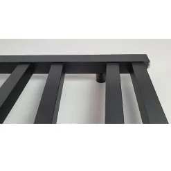 Stano Radiateur sèche-serviettes eau chaude design CYRKA 97 x 50 cm noir mat