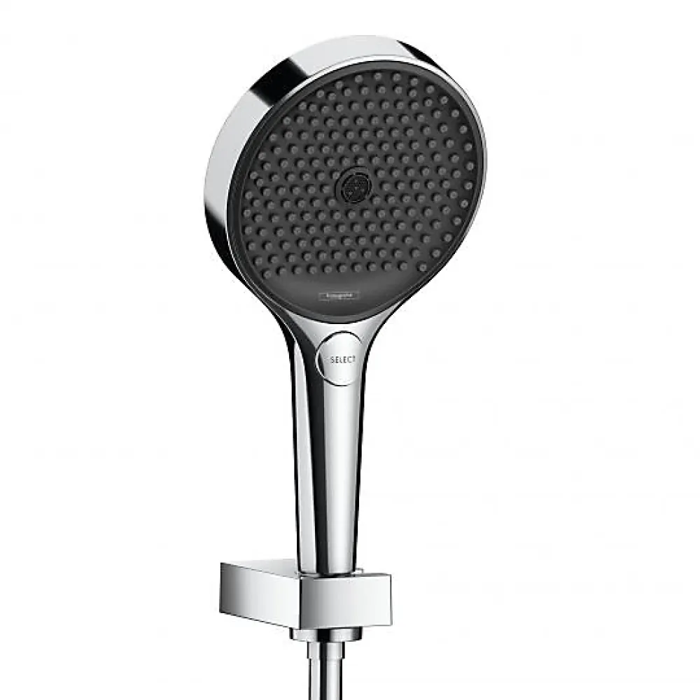 Hansgrohe Rainfinity 130 Ensemble support mural et douchette 3 jets avec flexible de douche 125 cm (26852000)