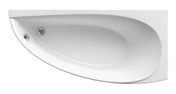 Ravak Avocado Ensemble Baignoire d'angle, orientation droite 160 x 75 cm en acrylique, Blanc + Tablier 160 cm + Pieds