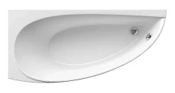Baignoire D'Angle|Ravak Avocado Ensemble Baignoire d'angle gain de place, orientation gauche 160 x 75 cm en acrylique, Blanc + Tablier + Pieds