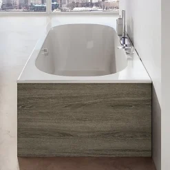 Baignoire Droite|Ravak CITY SLIM Baignoire rectangulaire 180x80 cm en acrylique, sans pieds, blanc (C921300000)