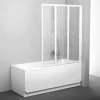 Ravak Supernova Pare-baignoire pliable, 3 parties, 140x115cm, Blanc (795S010041)