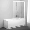 Pare-Baignoire| Ravak Supernova Pare-baignoire pliable, 3 parties, 140x130cm, Blanc (795V010041)