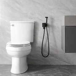 Robinet De Bidet|Rea Robinet Bidet Douchette Noir Mural Monocommande