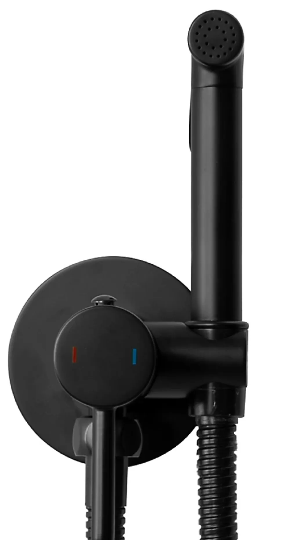 Robinet De Bidet|Rea Robinet Bidet Douchette Noir Mural Monocommande