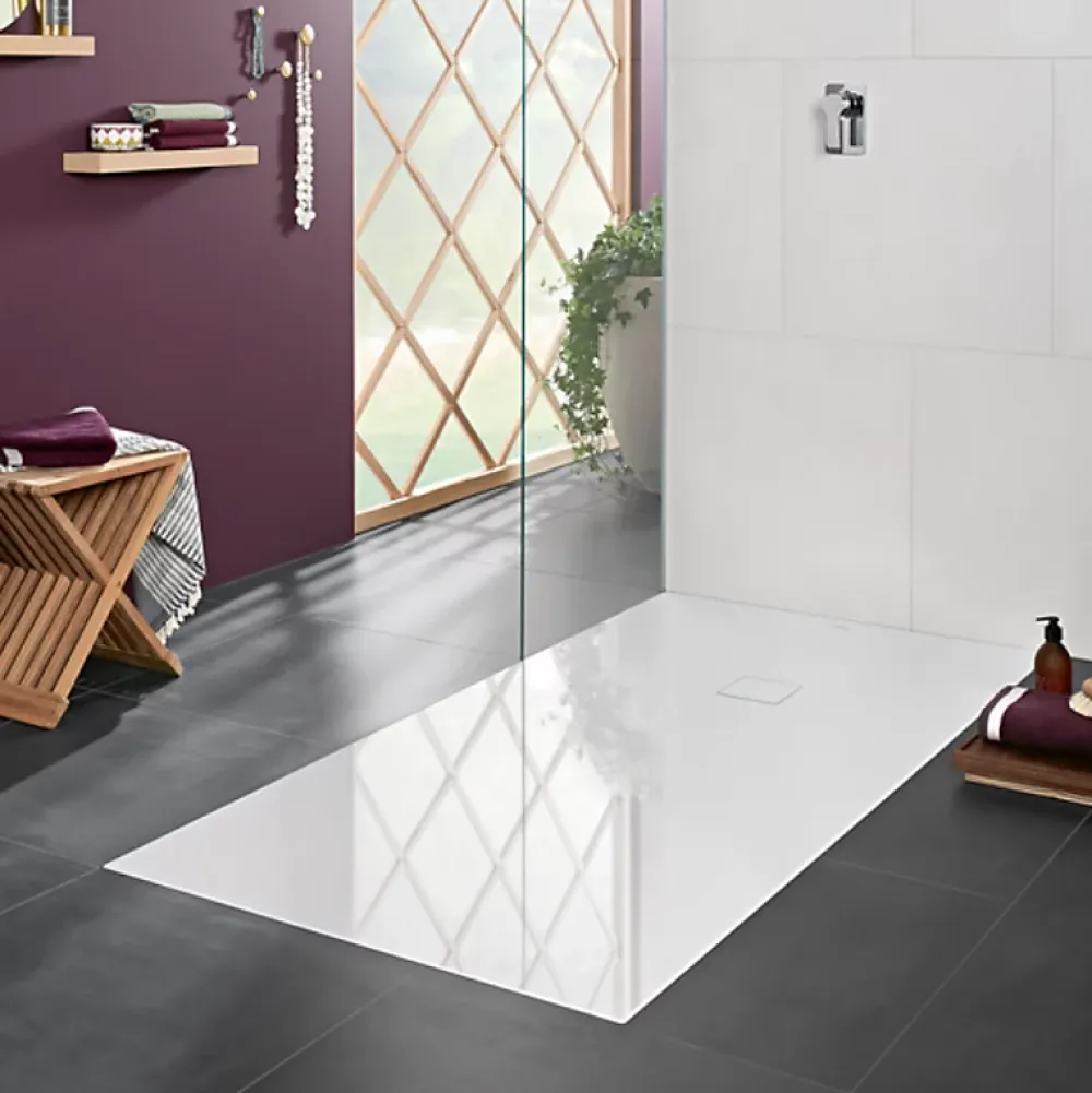 Villeroy & Boch Receveur 160 x 90 VILLEROY ET BOCH Planeo acrylique rectangle blanc
