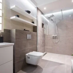 U-tile Receveur de douche à carreler monopente 150 x 100 cm
