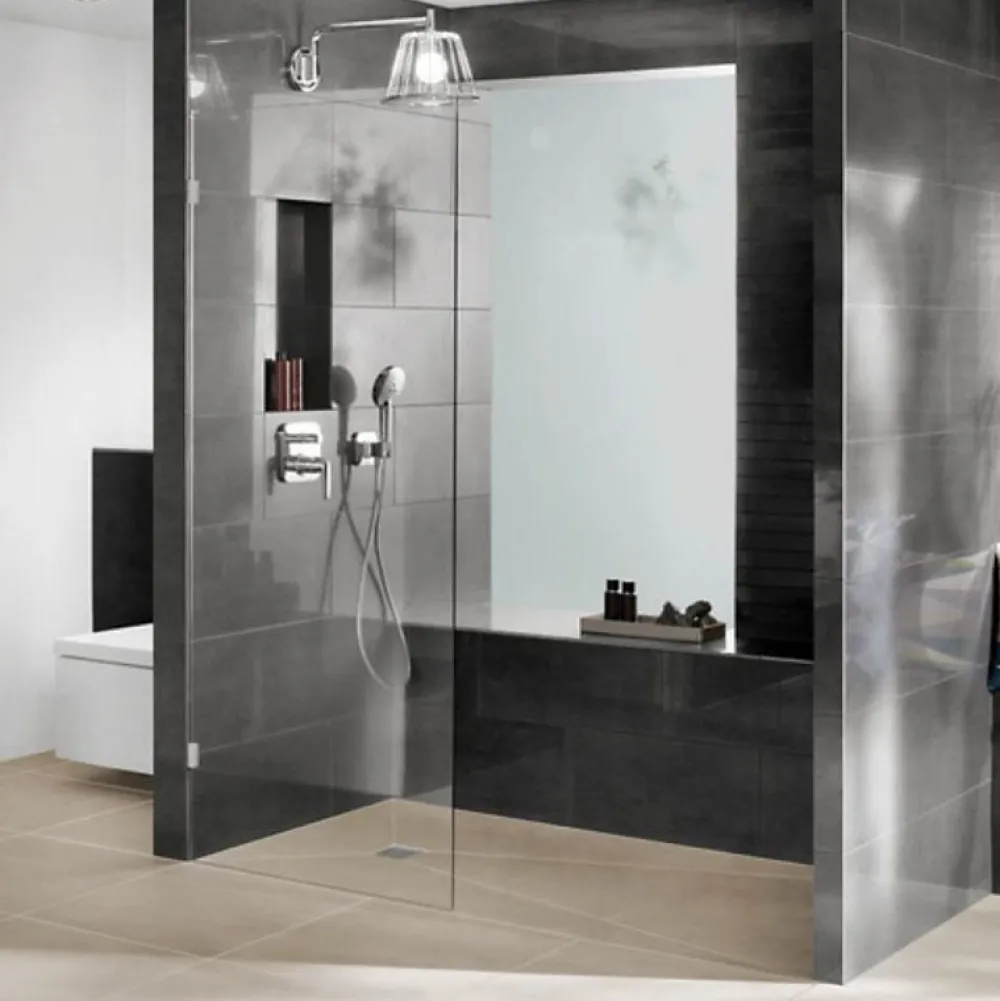 Wedi Receveur de douche à carreler 160 x 100 Fundo Primo rectangle écoulement excentré