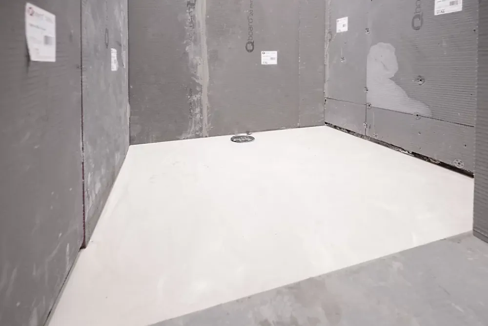 Receveur De Douche|Qboard Receveur de douche à carreler 90 x 180 cm, caniveau extra-plat, Liquid