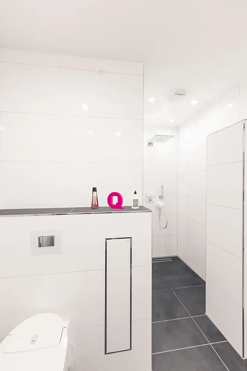 Receveur De Douche|Qboard Receveur de douche à carreler 90 x 180 cm, caniveau extra-plat, Liquid