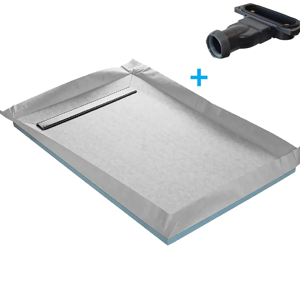 Receveur De Douche|U-tile Receveur de douche à carreler caniveau 120 x 90 cm