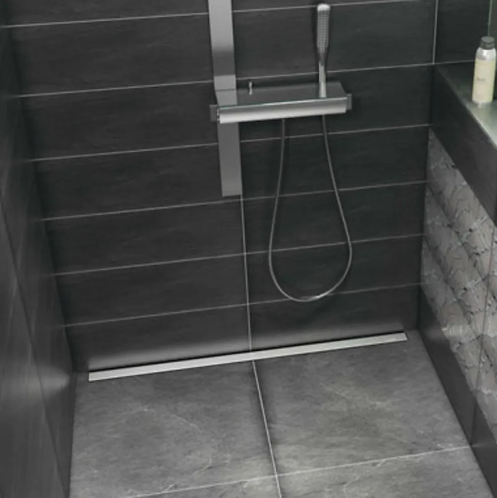 Receveur De Douche|Wedi Receveur de douche à carreler 120 x 80 cm Fundo Riolito Neo