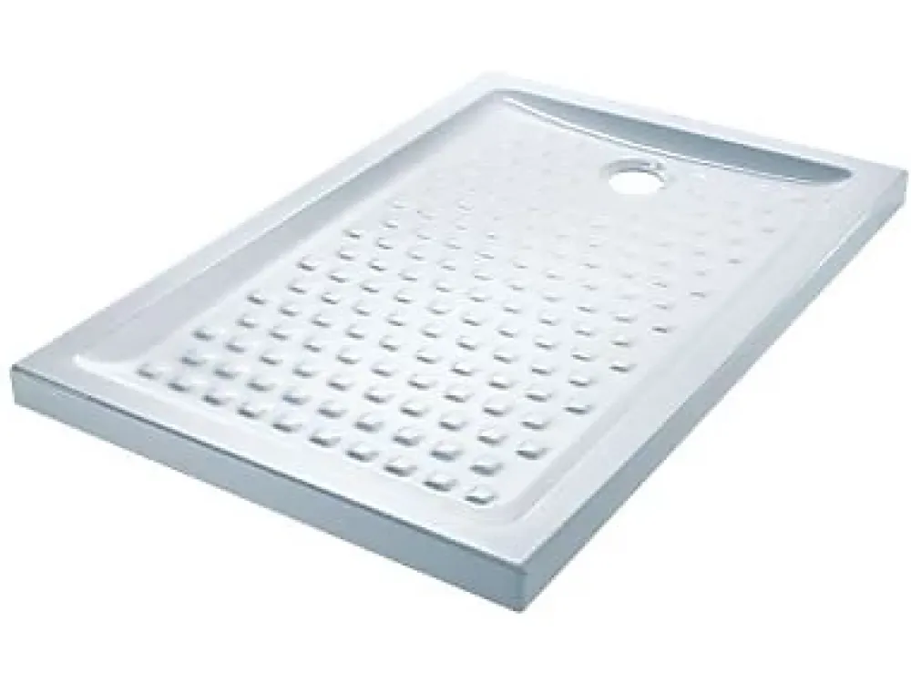 Villeroy & Boch Receveur de douche à poser extra-plat 80 x 120 cm, céramique, blanc, Collection