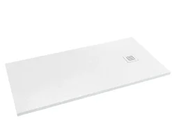 Futurbath Receveur de douche à poser l.80 x L.160 x H.3 cm blanc en mousse de polystyrène extrudé, Gravity
