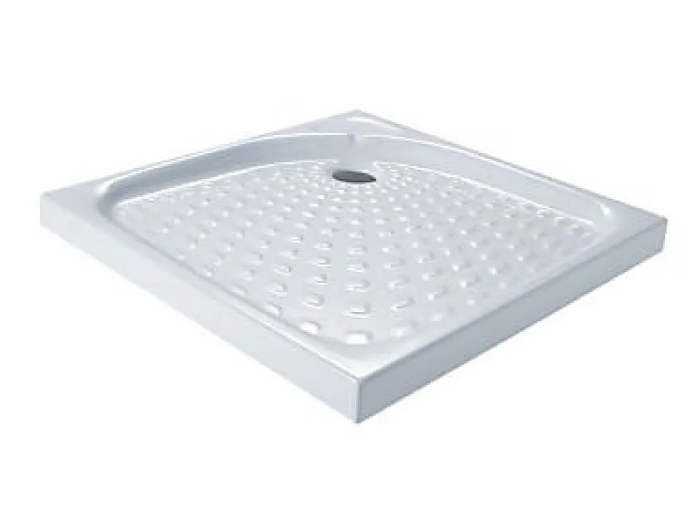 Villeroy & Boch Receveur de douche à poser extra-plat 80 x 80 cm, céramique, blanc, Collection