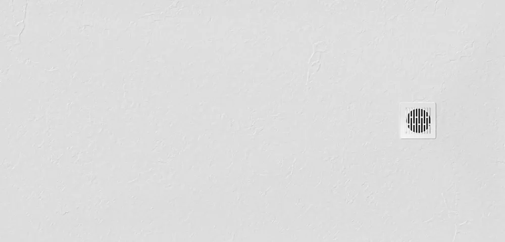 GoodHome Receveur de douche 90 x 180 cm, résine, blanc, Douro