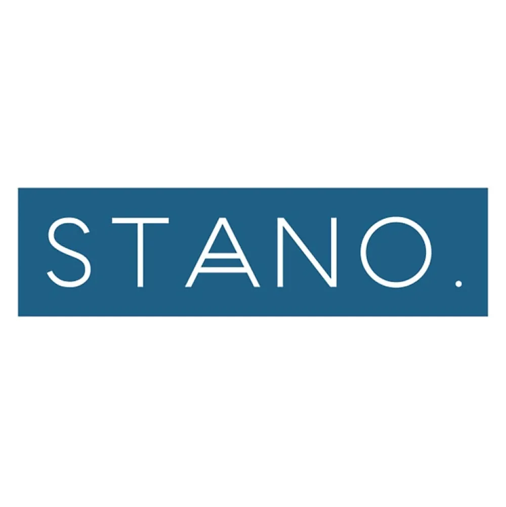 Stano Receveur de douche 90 x 110 cm extra plat PURE en resine surface ardoisee blanc Grille inox