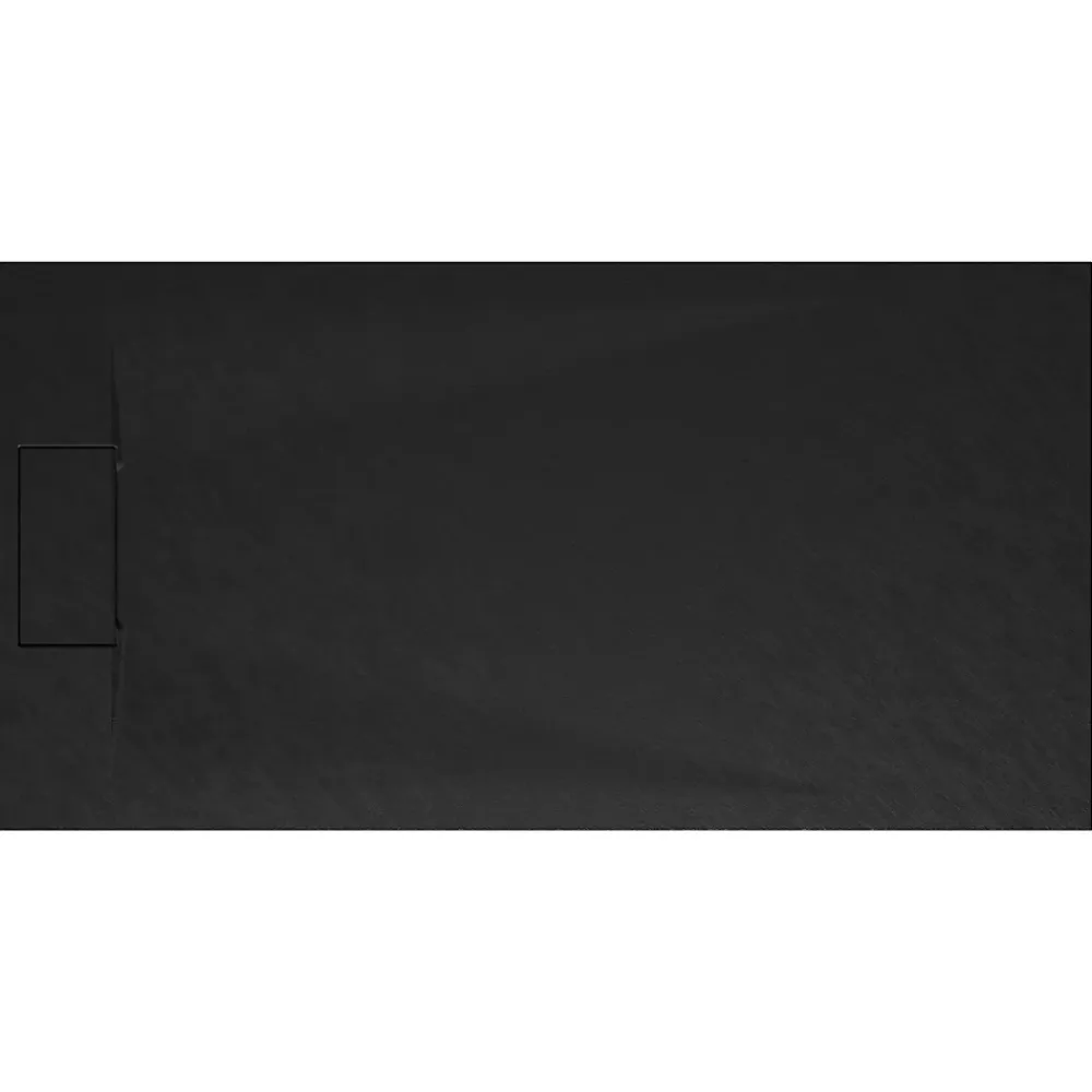 Schulte Receveur de douche 80 x 160 cm, effet pierre anthracite,