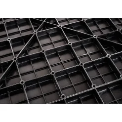 Stano Receveur de douche 80 x 100 cm extra plat noir PIATTO en SoliCast surface ardoisee
