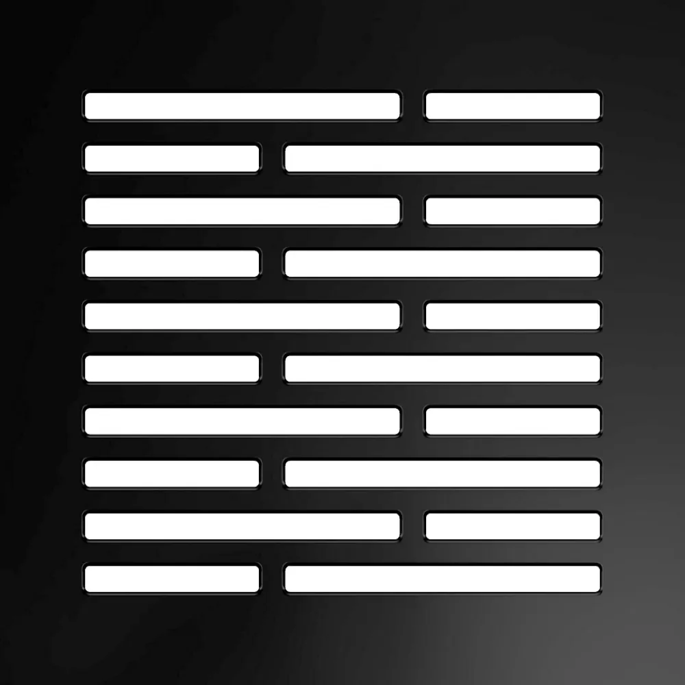 GoodHome Receveur de douche 90 x 90 cm, résine, noir, Douro