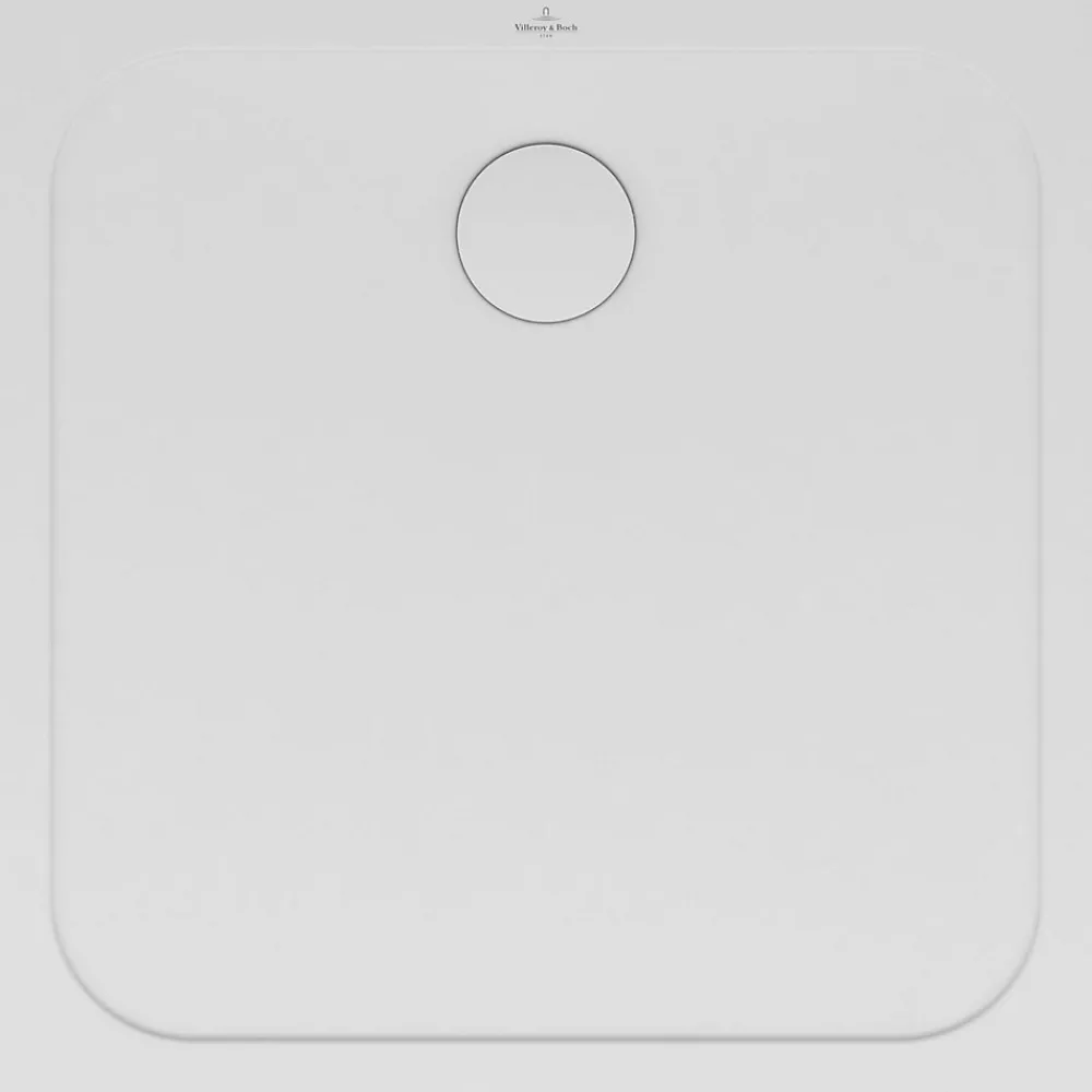 Villeroy & Boch Receveur de douche 90 x 90 cm en céramique, blanc, Slim