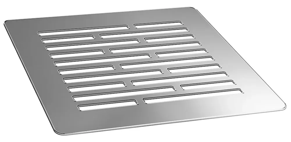 Receveur De Douche|GoodHome Receveur de douche 90 x 90 cm, résine, gris, Douro