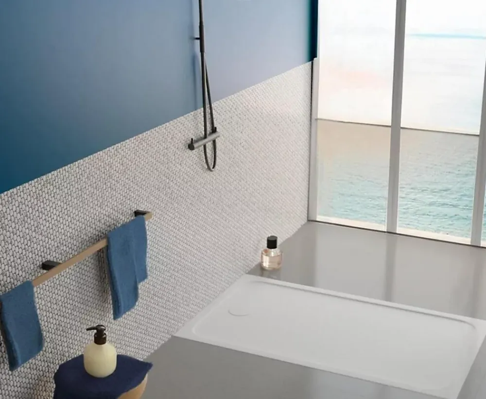 Villeroy & Boch Receveur de douche 80 x 120 cm en céramique, blanc, Slim