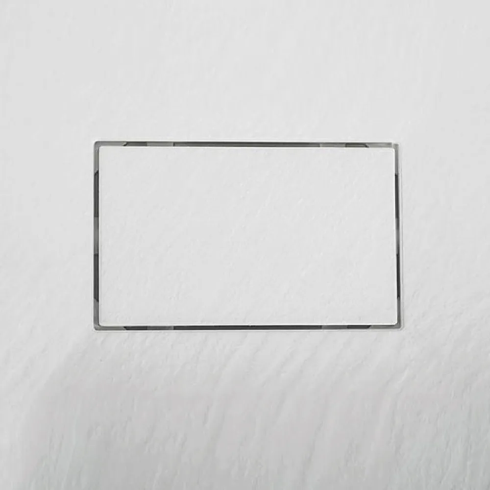 Receveur De Douche|Stano Receveur de douche 90 x 160 cm extra plat blanc PIATTO en SoliCast surface ardoisee