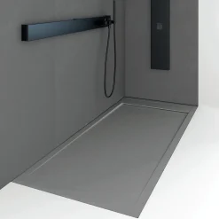 Stano Receveur de douche 90 x 170 cm extra plat QUORE en resine surface ardoisee beton