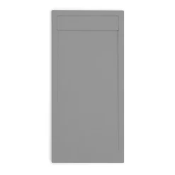Stano Receveur de douche 90 x 170 cm extra plat QUORE en resine surface ardoisee beton