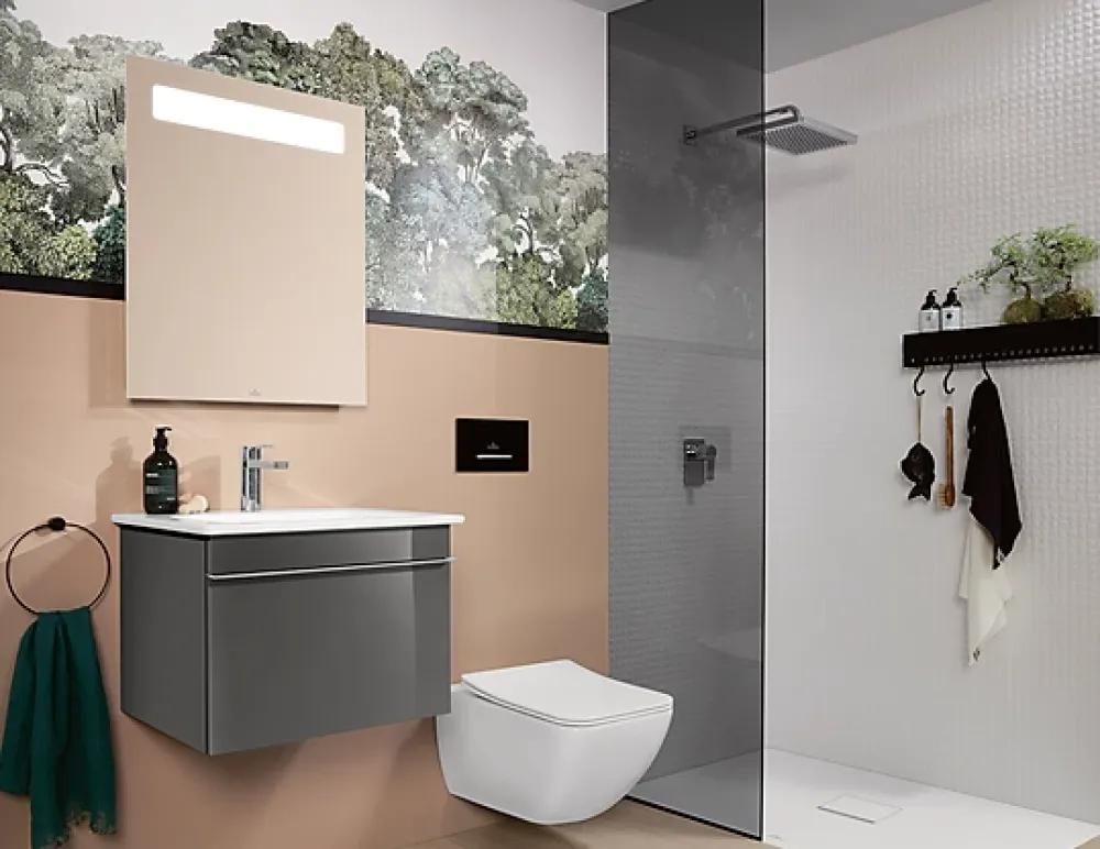 Receveur De Douche|Villeroy & Boch Receveur de douche 90 x 120 x 4 cm, Quaryl Marbre blanc, Squaro Infinity