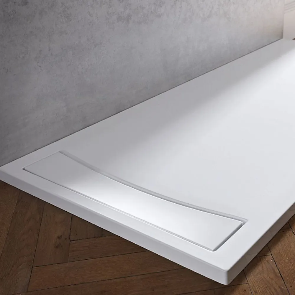 Receveur De Douche|Jacob Delafon Receveur de douche antidérapant 140 x 90 Flight Neus rectangle blanc