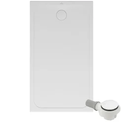Receveur De Douche|Villeroy & Boch Receveur de douche antidérapant 140 x 90 VILLEROY ET BOCH Lifetime Plus céramique blanc + Bonde blanc